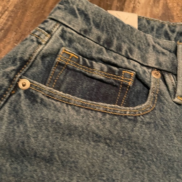 Good American Good Boy High Waist Distressed Nonstretch Jeans, NWT - Picture 11 of 16